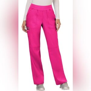 Cherokee Women’s Pant Workwear Revolution Mid Rise Straight Leg Pull-On WW110